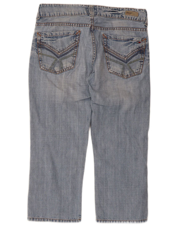 Tommy Hilfiger Damen Capri-Jeans W30 L21 Blaue Baumwolle
