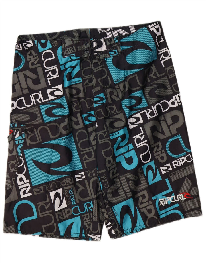RIP CURL Mens Graphic Swimming Shorts Medium Multicoloured Polyester Vintage Rip Curl and Second-Hand Rip Curl from Messina Hembry 