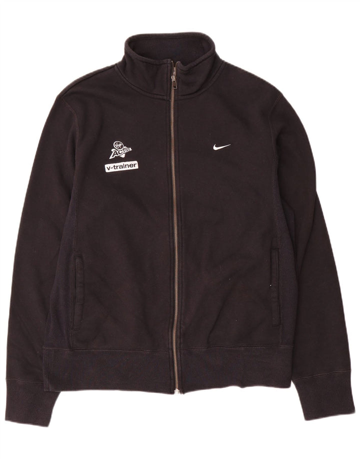 Nike Herren-Trainingsanzugoberteil mit Grafik, Größe 38/40, mittelschwarz, Baumwolle