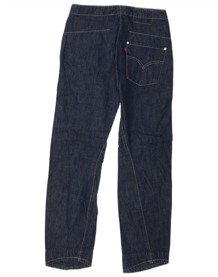 Levi's Herren Straight Jeans W29 L32 Marineblaue Baumwolle