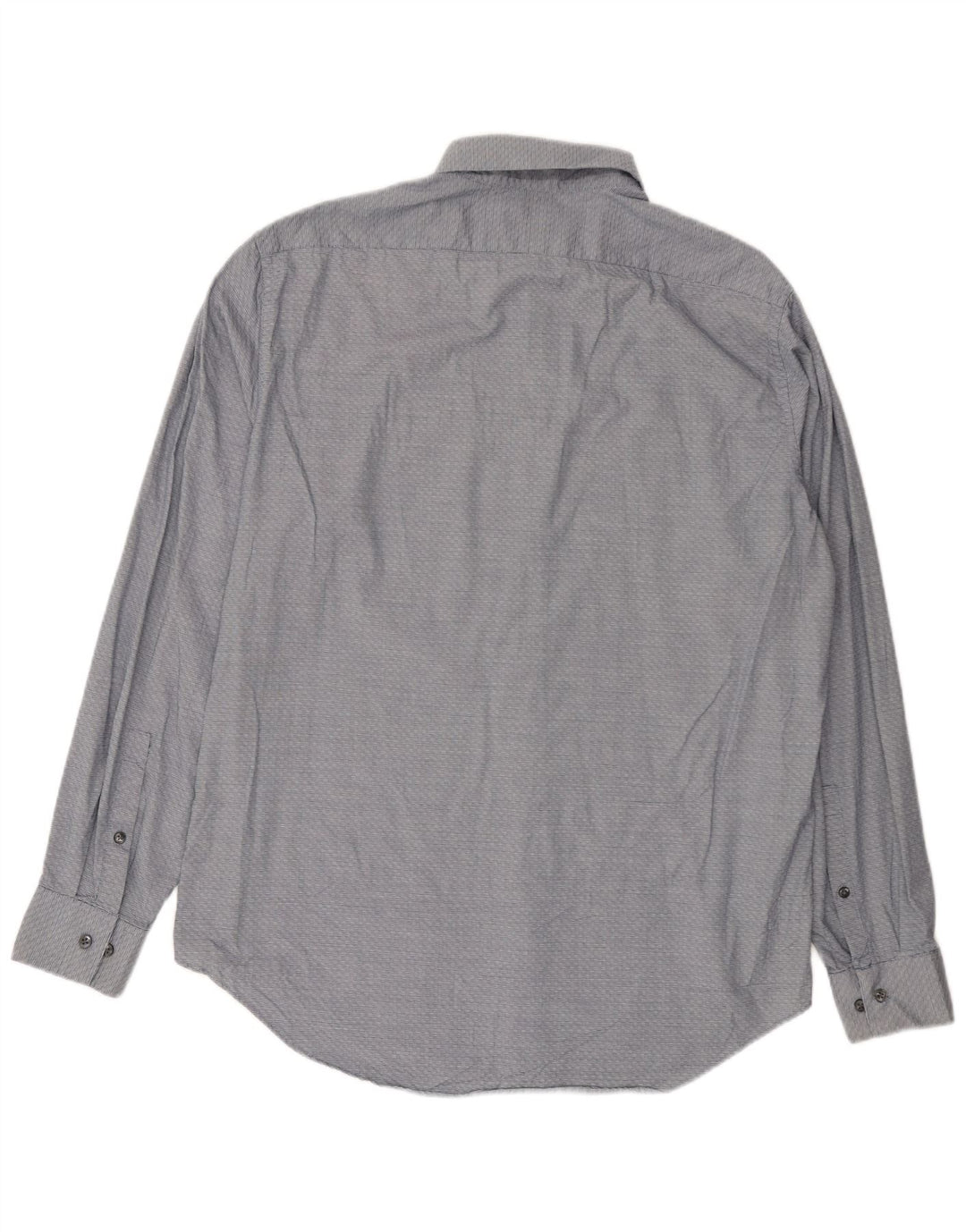 Calvin Klein Herren-Slim-Fit-Hemd, groß, marineblau, geometrisch