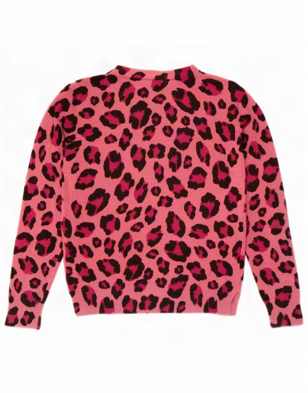 Marks & Spencer Damen-Pullover mit Rundhalsausschnitt, UK 10, Small Pink