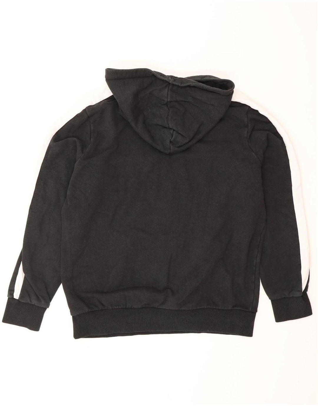 PUMA Herren Kapuzenpullover Mittelschwarz Colourblock Baumwolle