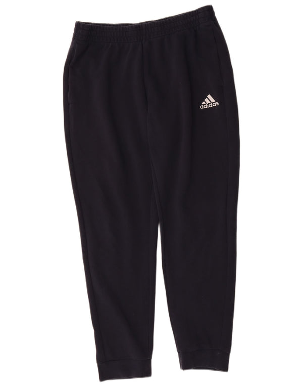 Adidas Mens Tracksuit Trousers Joggers UK 46/48 XL Navy Blue Cotton