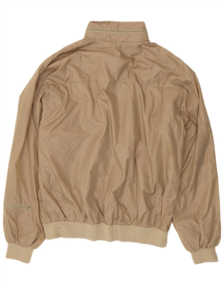 Izod Herren Bomberjacke UK 40 Large Beige Nylon