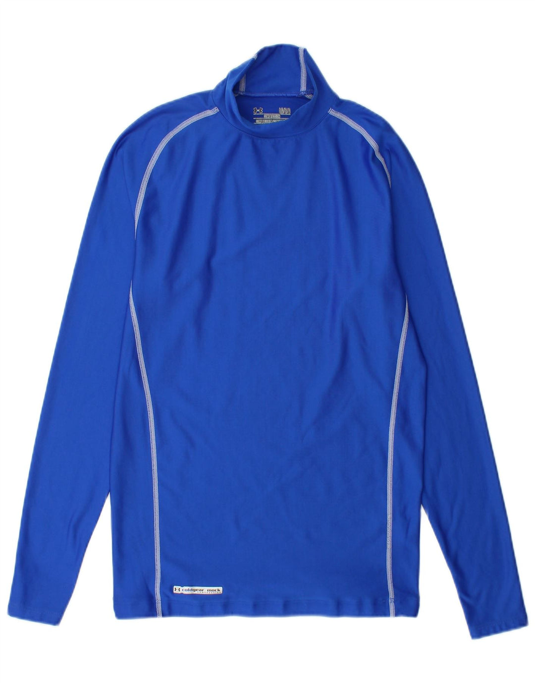 UNDER ARMOUR Herren Cold Gear Top Langarm Large Blau Polyester