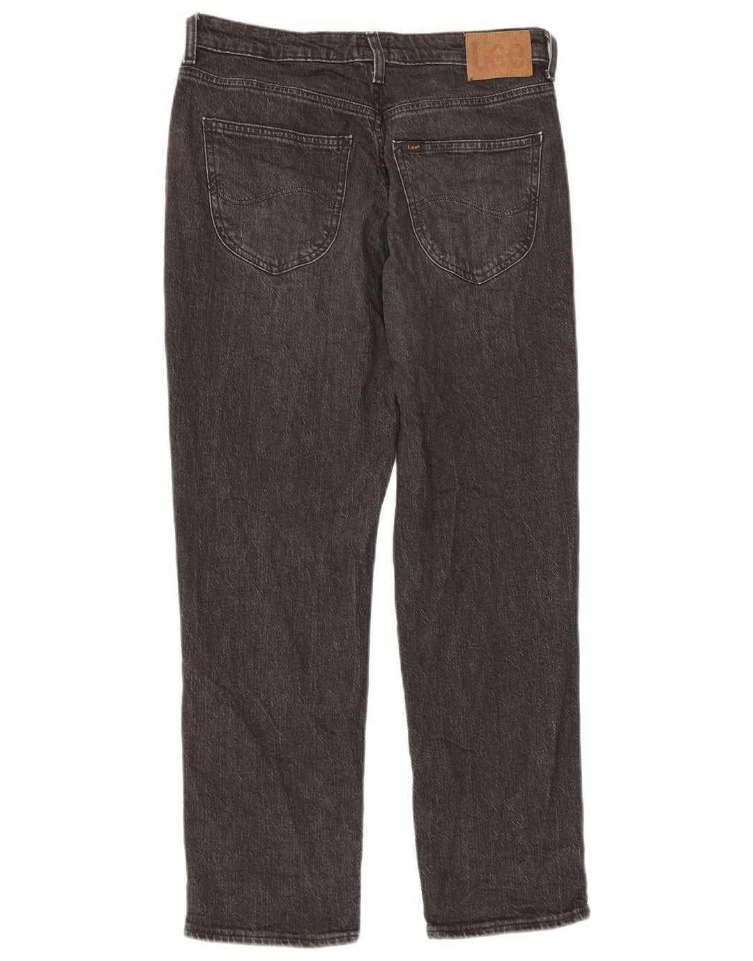 Lee Damen Carol Straight Jeans W29 L26 Graue Baumwolle
