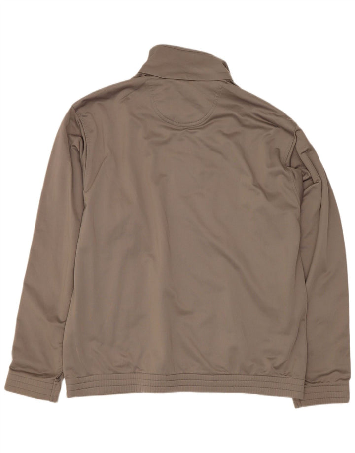 Lotto Herren-Trainingsanzug, normale Passform, Jacke, groß, grau, Polyester, Sport