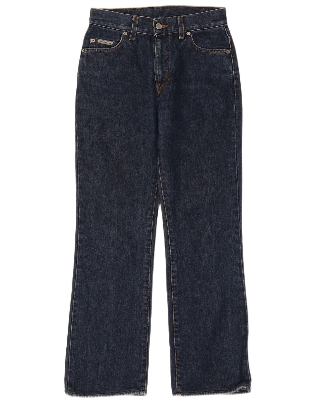 Calvin Klein Damen Straight Jeans W26 L27 Blau
