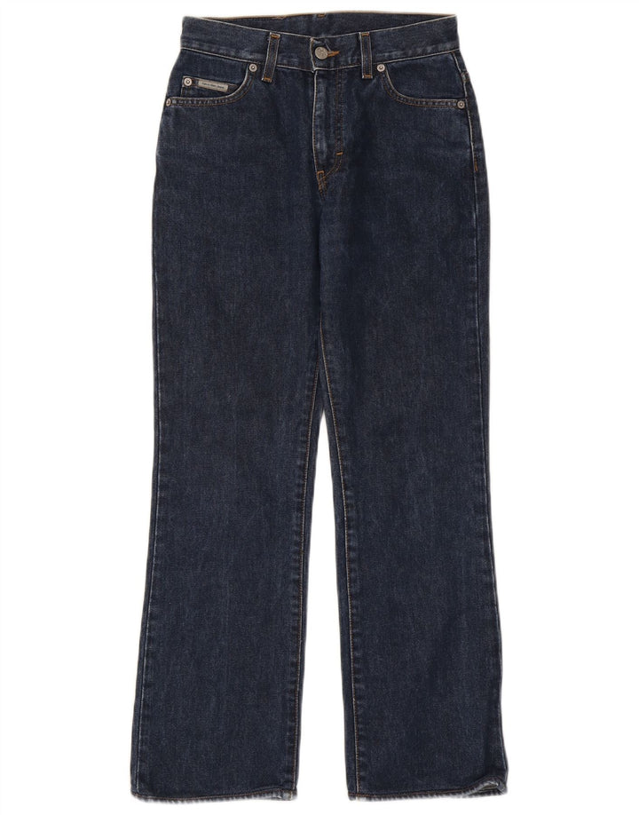 Calvin Klein Damen Straight Jeans W26 L27 Blau