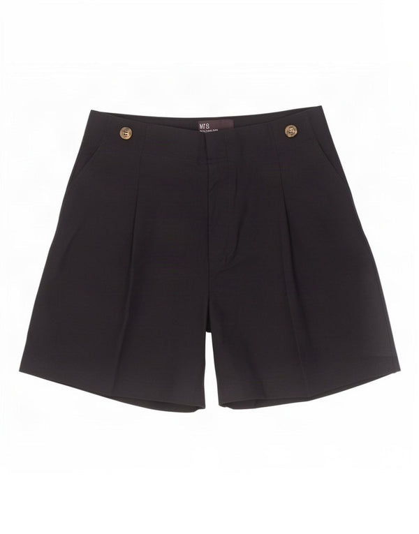 Marks & Spencer Damen-Chinoshorts mit weitem Bein, UK 14, Größe L W32, Marineblau
