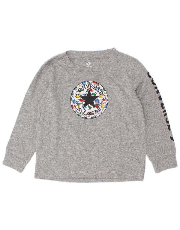 Converse Baby Jungen Chuck Taylor Graphic Top Langarm 18-24 Monate Grau