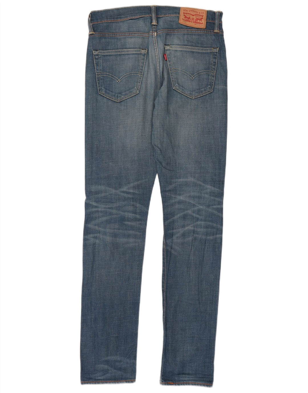 Levi's Herren 522 Slim Tapered Jeans W30 L34 Blaue Baumwolle