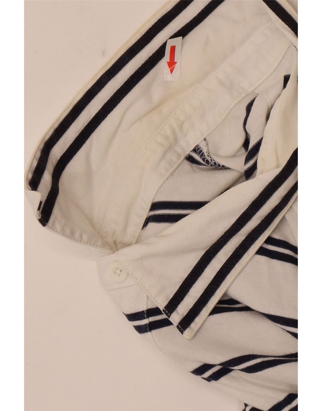 North Sails Herren Rugby-Poloshirt mit Grafik, langärmlig, 2XL, weiß gestreift