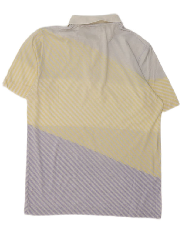 AUSTRALIAN L'ALPINA Mens Polo Shirt IT 52 Large Multicoloured Colourblock