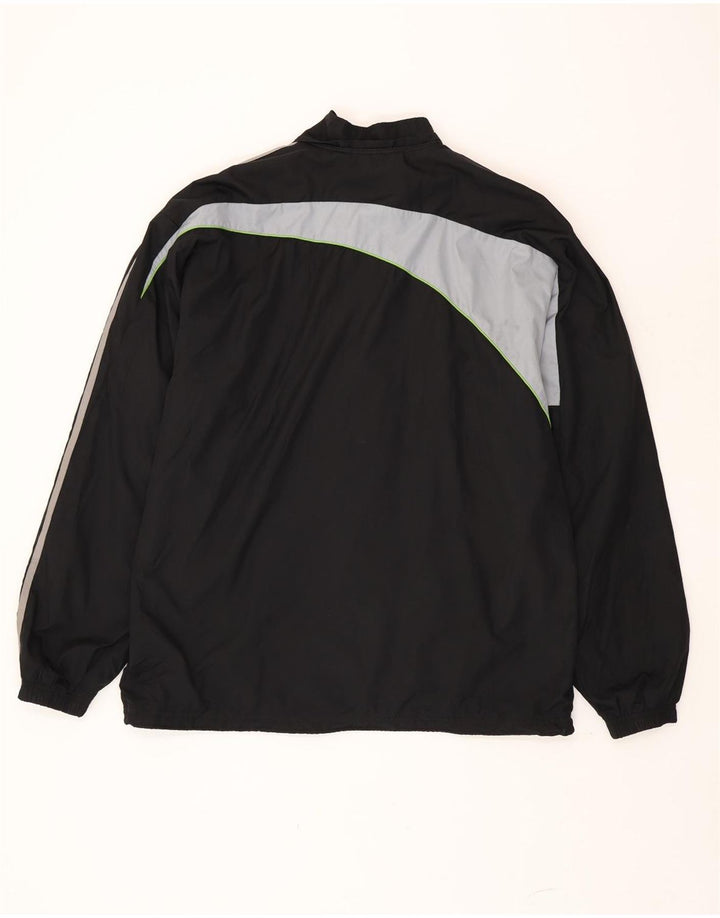 Adidas Herren All Blacks Trainingsanzug Top Jacke Large Schwarz Colourblock