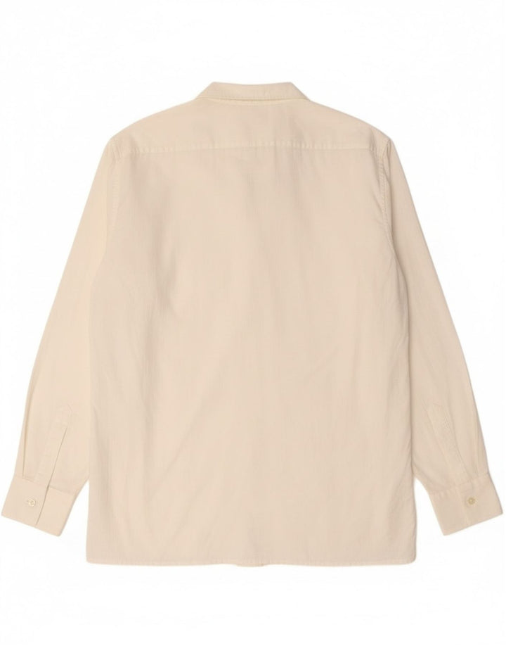 Vintage Herrenhemd Mittelweiße Baumwolle