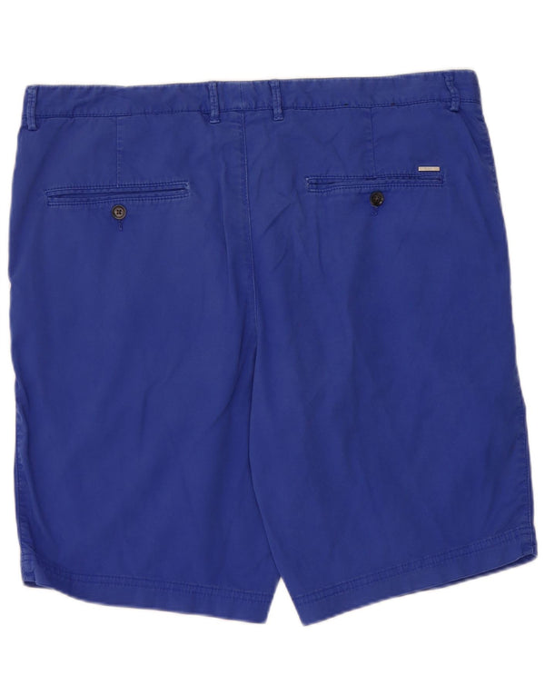Hugo Boss Herren Chinoshorts W38 XL Blaue Baumwolle