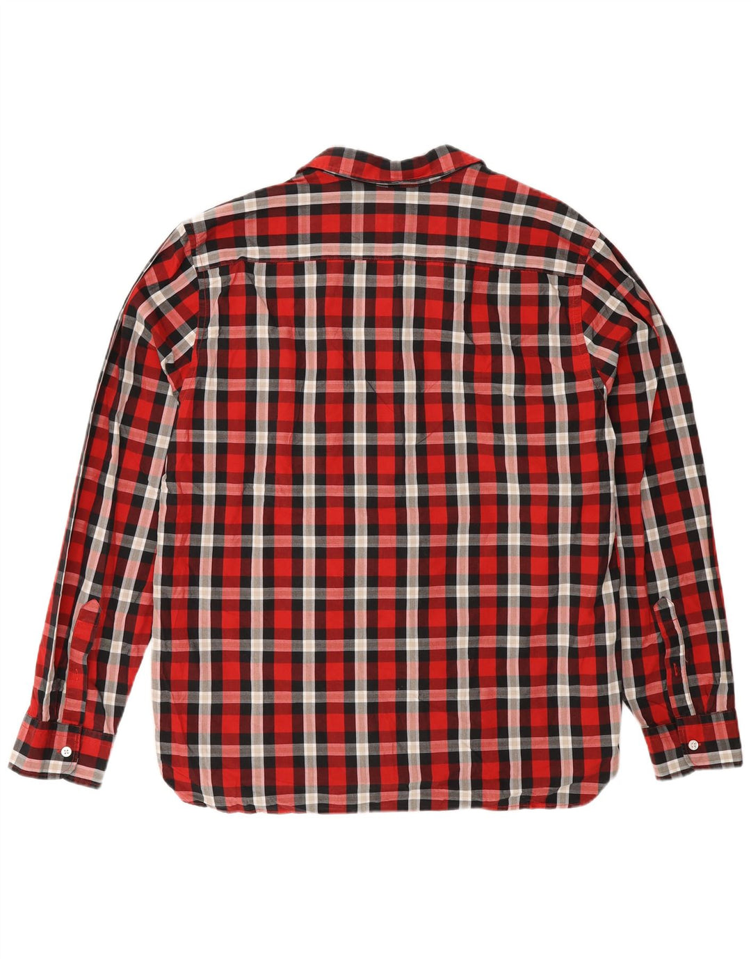 Levi's Herrenhemd XL, rot kariert, Baumwolle