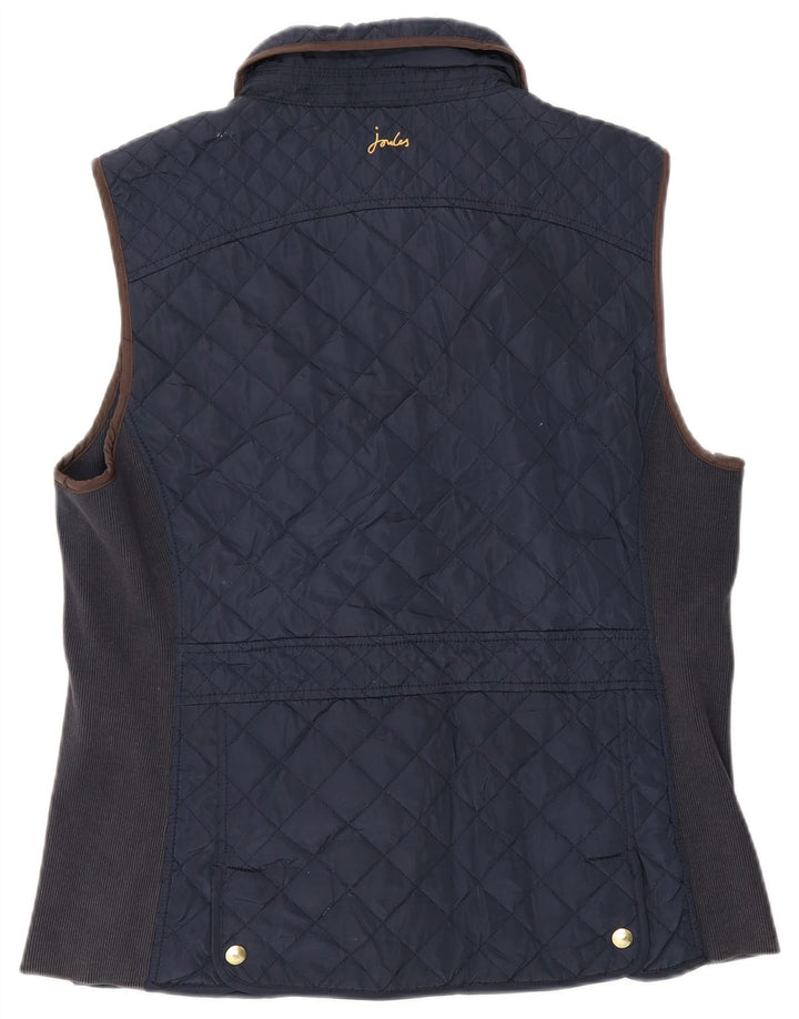 Joules Damen Steppweste UK 16 Large Marineblau Polyester