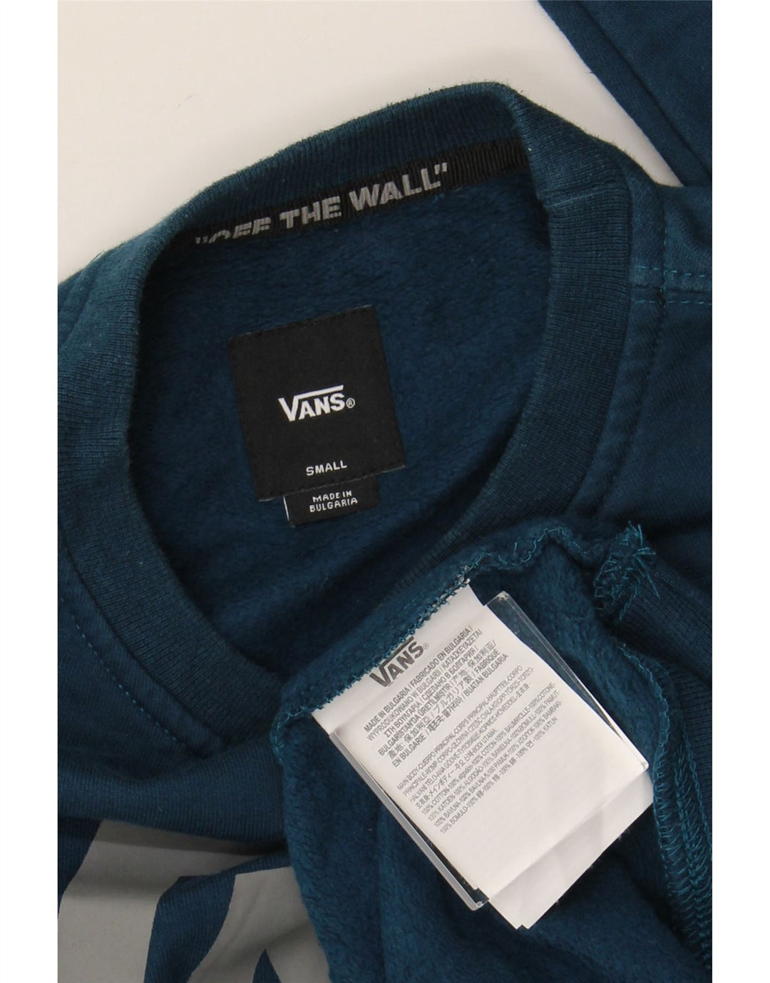 VANS Herren Grafik-Sweatshirt-Pullover, kleine blaue Baumwolle