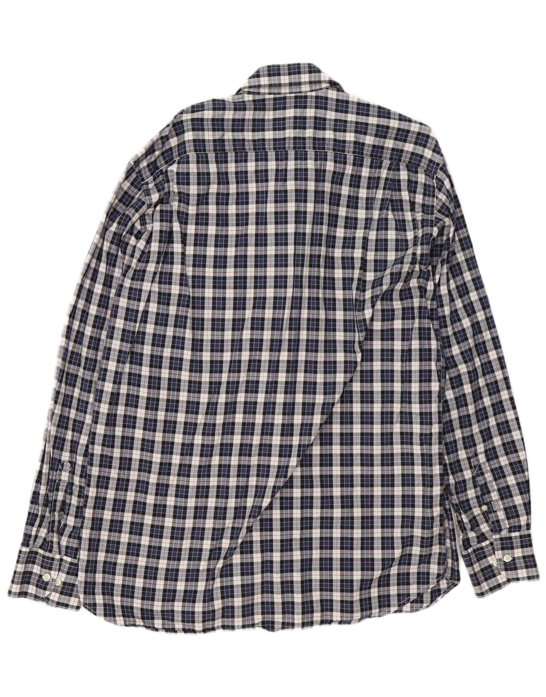 Barbour Herren-Flanellhemd XL, marineblau, kariert, Baumwolle