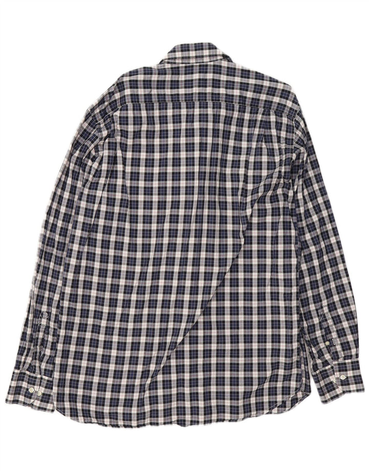 Barbour Herren-Flanellhemd XL, marineblau, kariert, Baumwolle