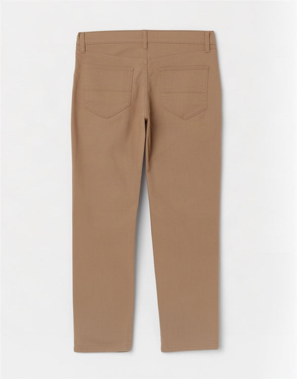 Marks & Spencer Damen Slim Jeans W34 L29 Beige Baumwolle