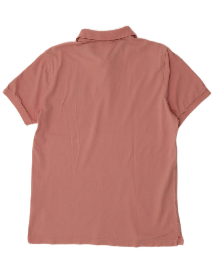 Calvin Klein Herren-Poloshirt aus mittelrosa Baumwolle