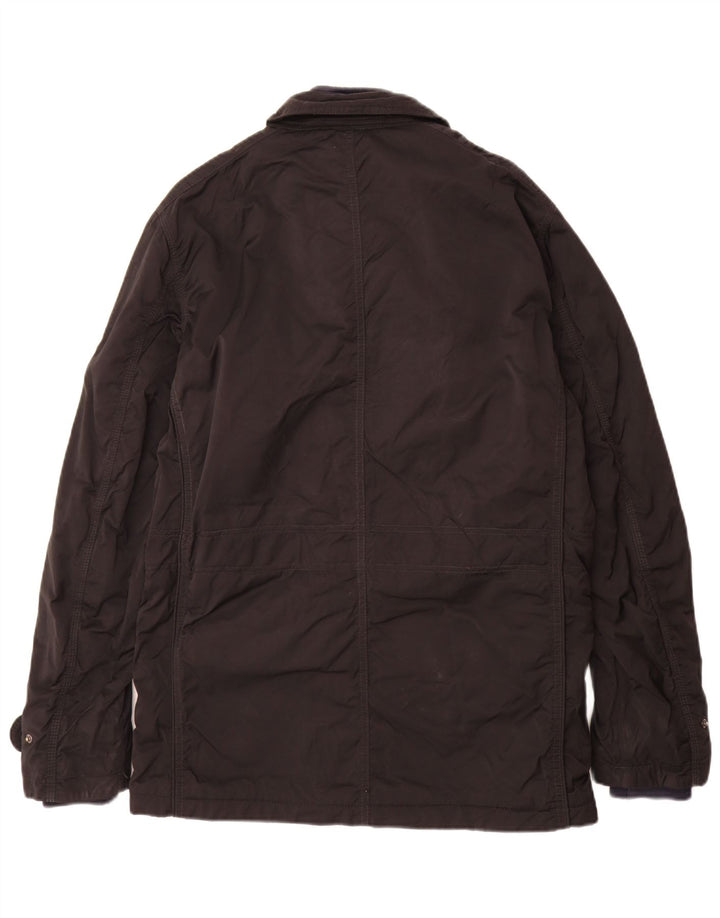 Tommy Hilfiger Herren Utility-Jacke UK 38 Mittelschwarzes Nylon