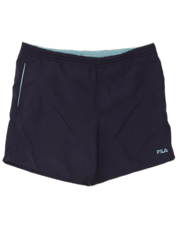 Fila Herren-Sportshorts, groß, marineblau, Polyester