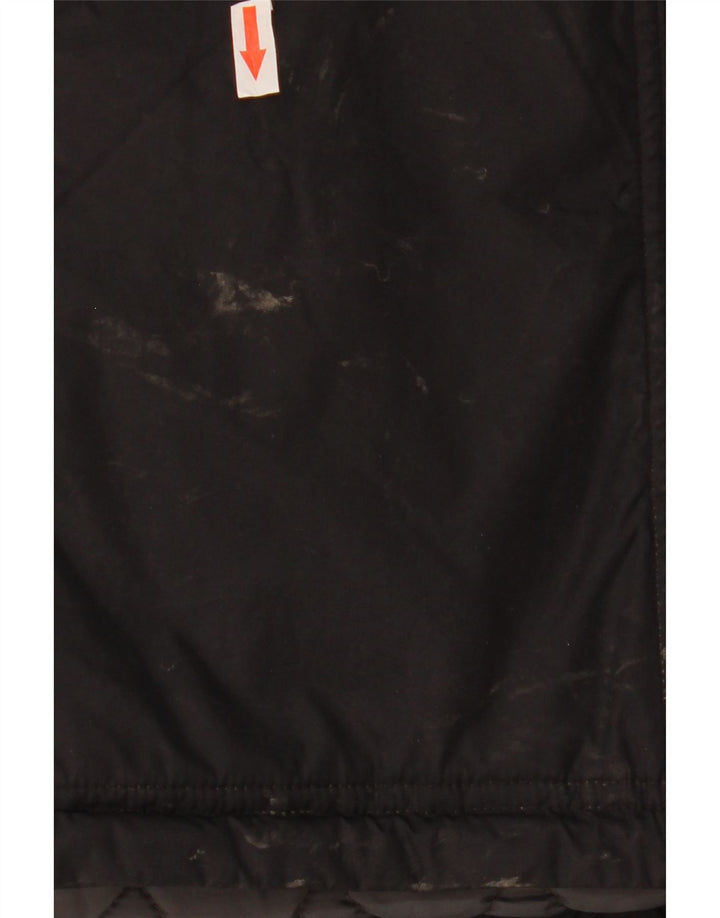 Adidas Jungen Graphic Wattierter Mantel 15-16 Jahre Schwarzes Polyamid