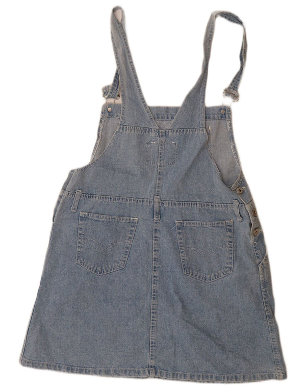 VINTAGE Latzhosen-Jeansrock für Mädchen, 15–16 Jahre, W34, Blau