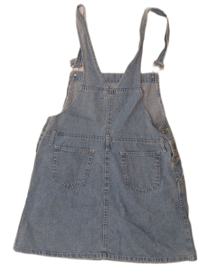 VINTAGE Latzhosen-Jeansrock für Mädchen, 15–16 Jahre, W34, Blau
