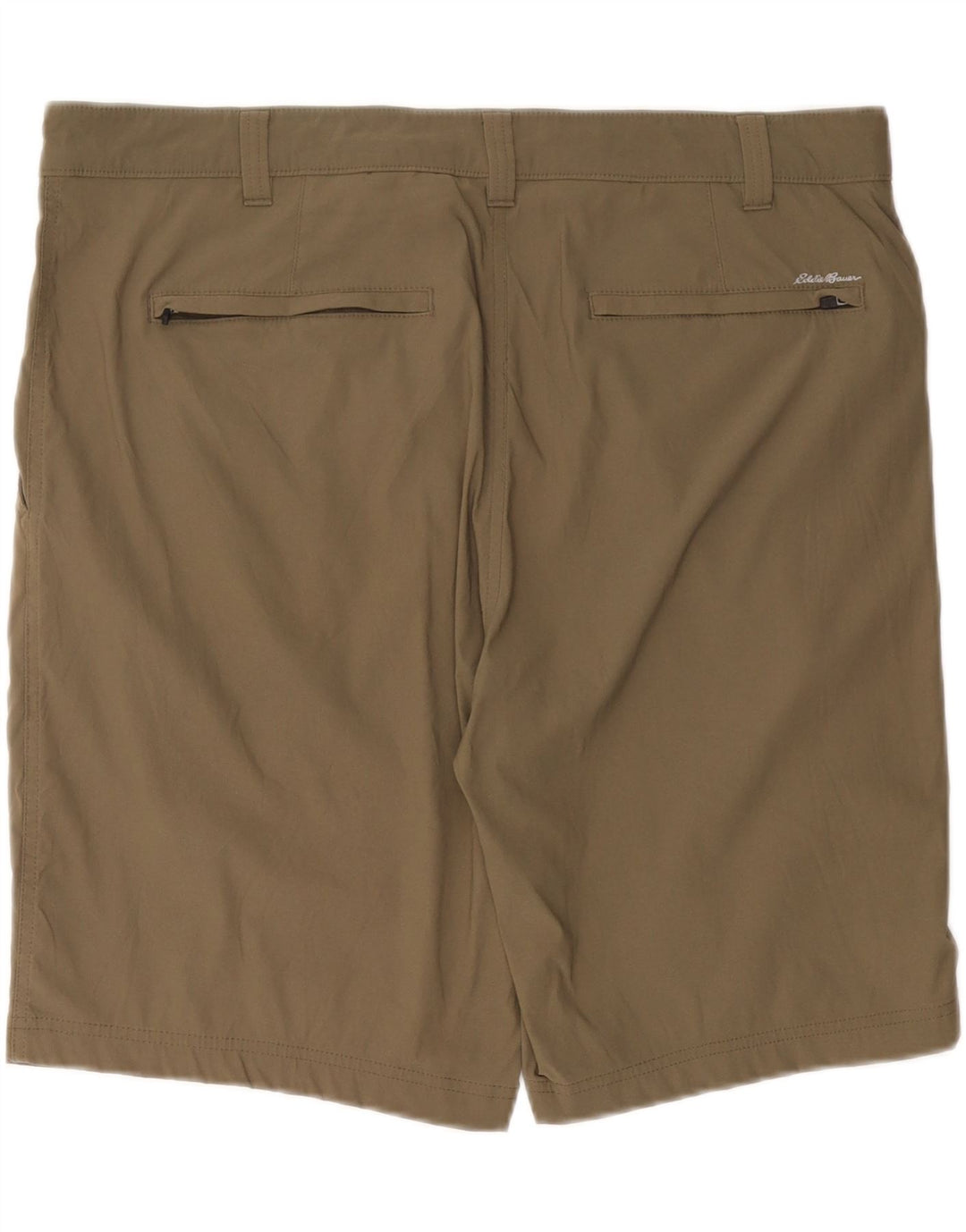 EDDIE BAUER Herren Chino-Shorts W40 XL Khaki Nylon