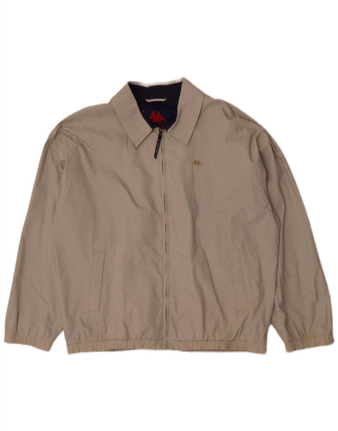 Kappa Herren Bomberjacke UK 44 2XL Beige Polyester