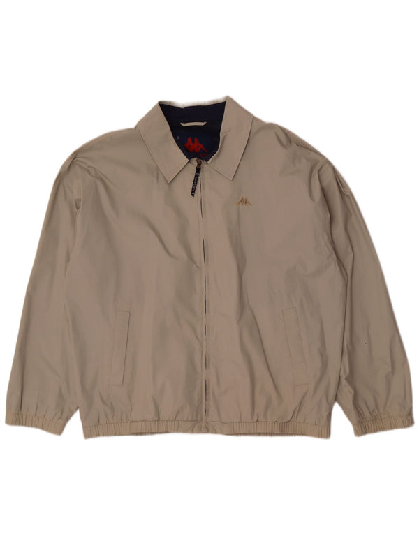 Kappa Herren Bomberjacke UK 44 2XL Beige Polyester