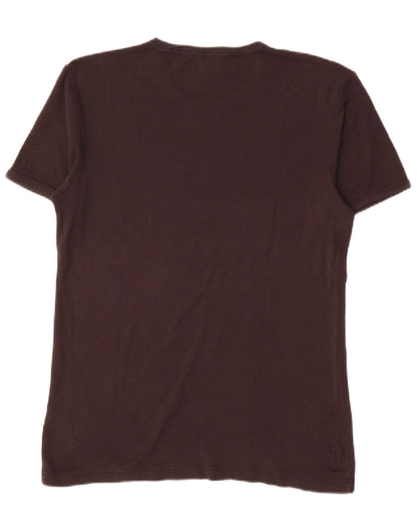 G-Star Damen Grafik T-Shirt Top UK 18 XL Schwarz Baumwolle