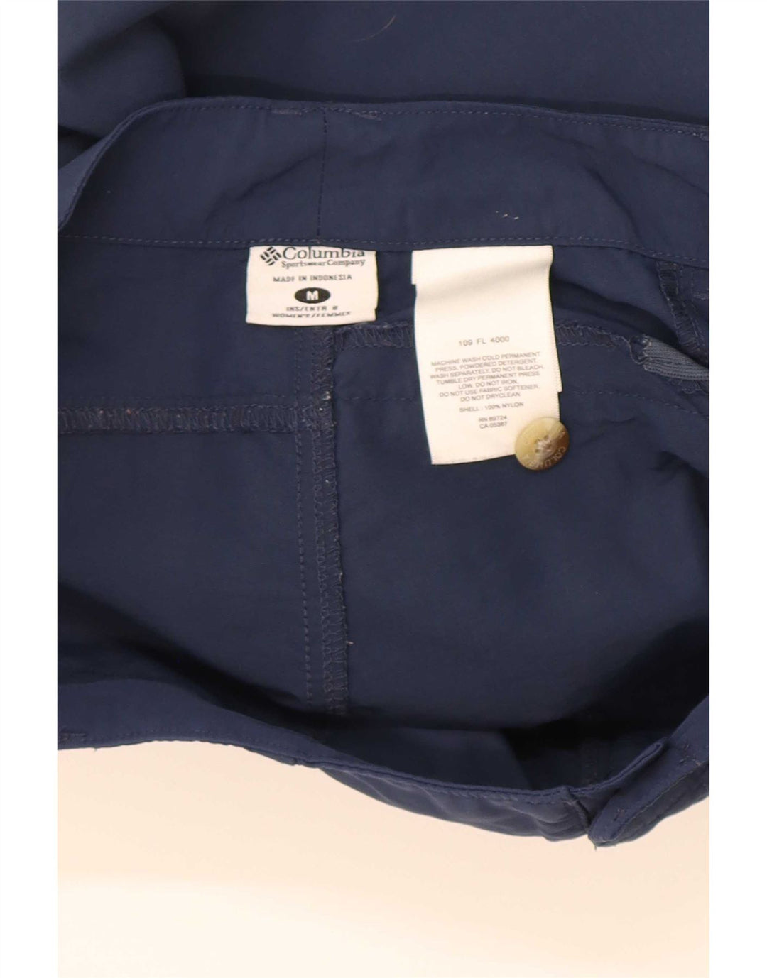 Columbia Damen Cargo-Shorts Medium W32 Marineblaues Nylon