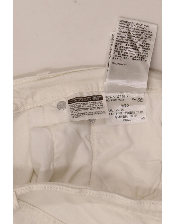 LEVI'S Damen 501 Jeansshorts W30 mittelweiße Baumwolle