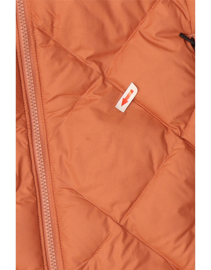 Columbia Wattierter Damenmantel mit Kapuze, UK 14, Mittelorange, Polyester