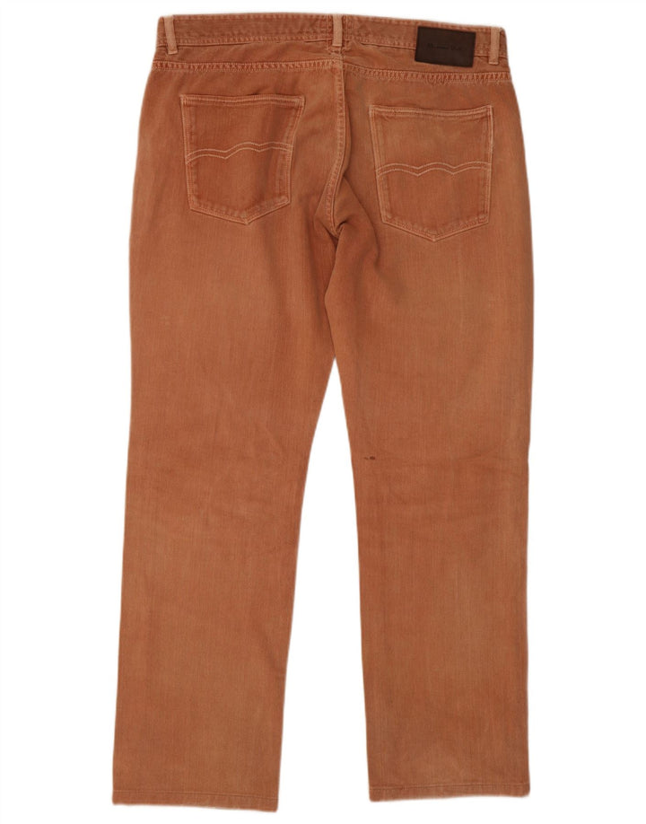 Massimo Dutti Herren Straight Jeans W36 L30 Braun