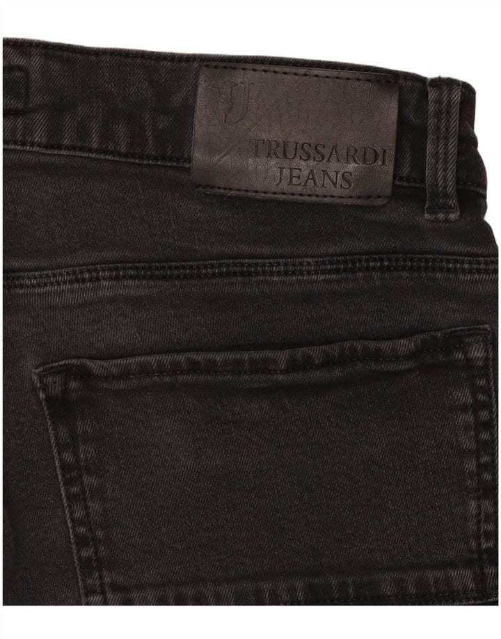 Trussardi Damen Slim Jeans W30 L31 Schwarz