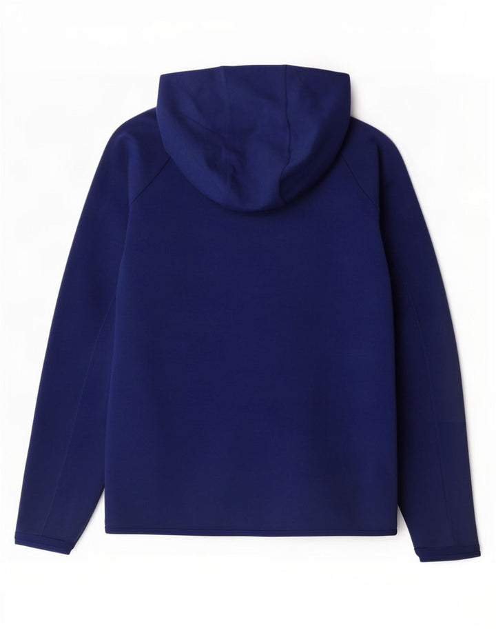 Nike Herren-Kapuzenpullover mit Reißverschluss, mittelblaue Baumwolle