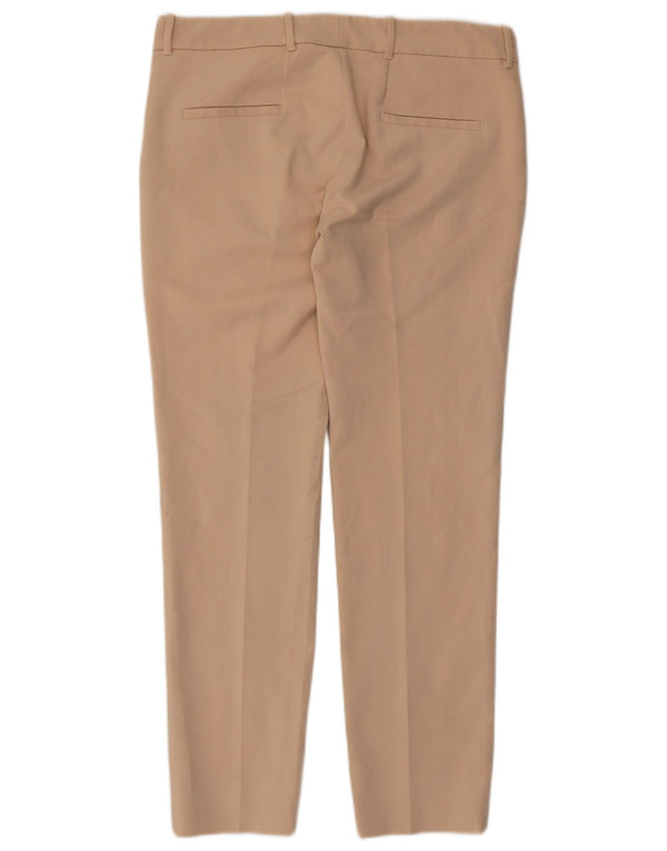 Zara Damen Slim Chino-Hose EU 28 Medium W28 L27 Beige Baumwolle