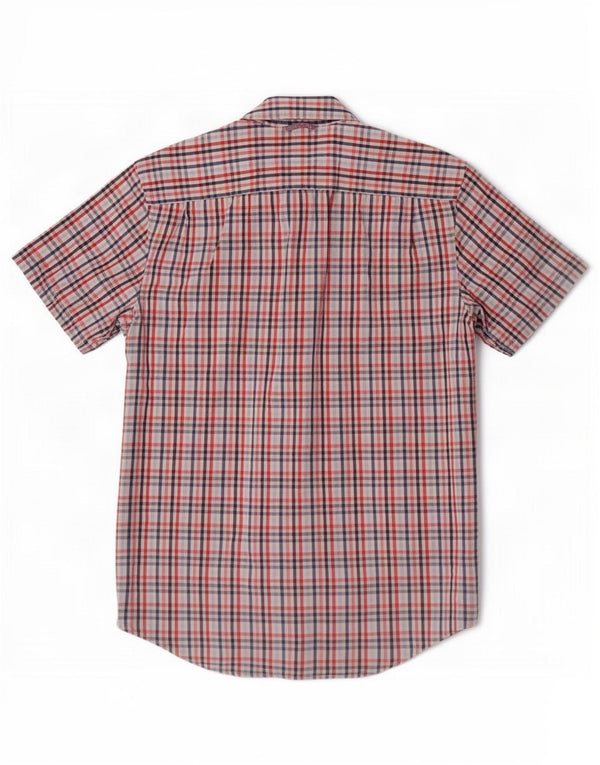 Tommy Hilfiger Herren Kurzarmhemd Medium Mehrfarbig Gingham
