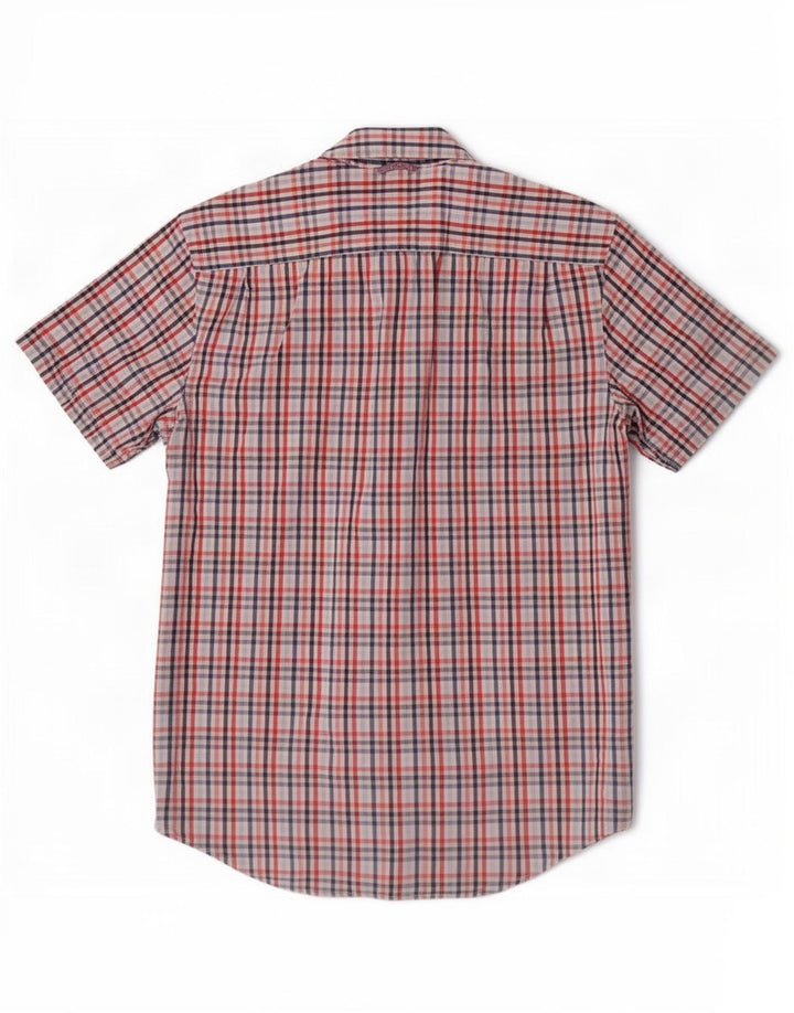 Tommy Hilfiger Herren Kurzarmhemd Medium Mehrfarbig Gingham