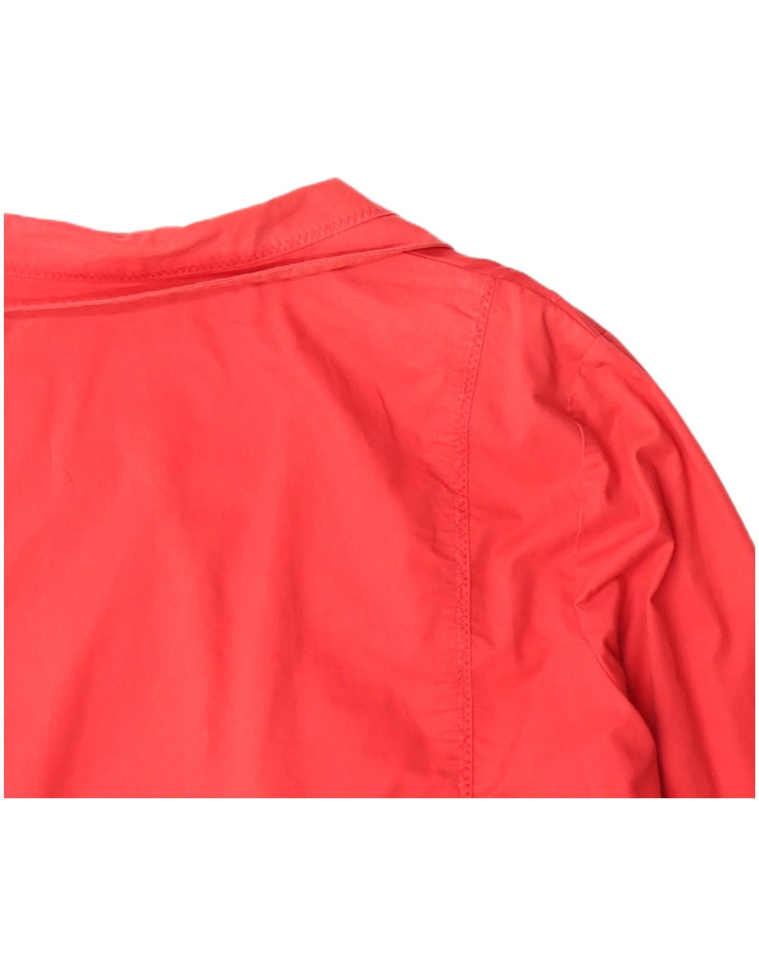 Monsoon Damen Bomberjacke UK 14 Mittelrote Baumwolle