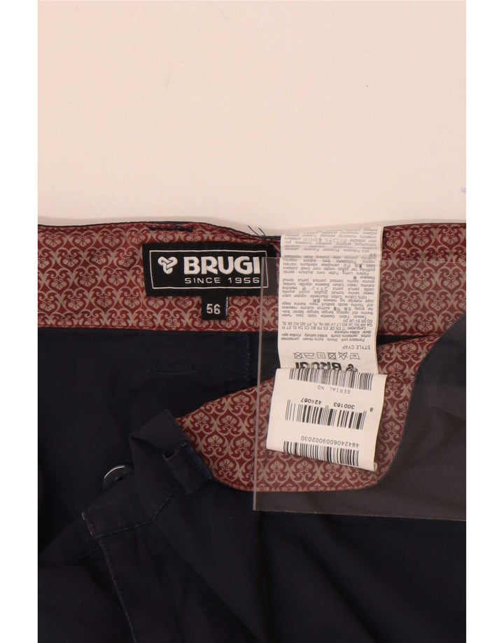 Brugi Herren Chino Shorts W38 XL Marineblau Baumwolle