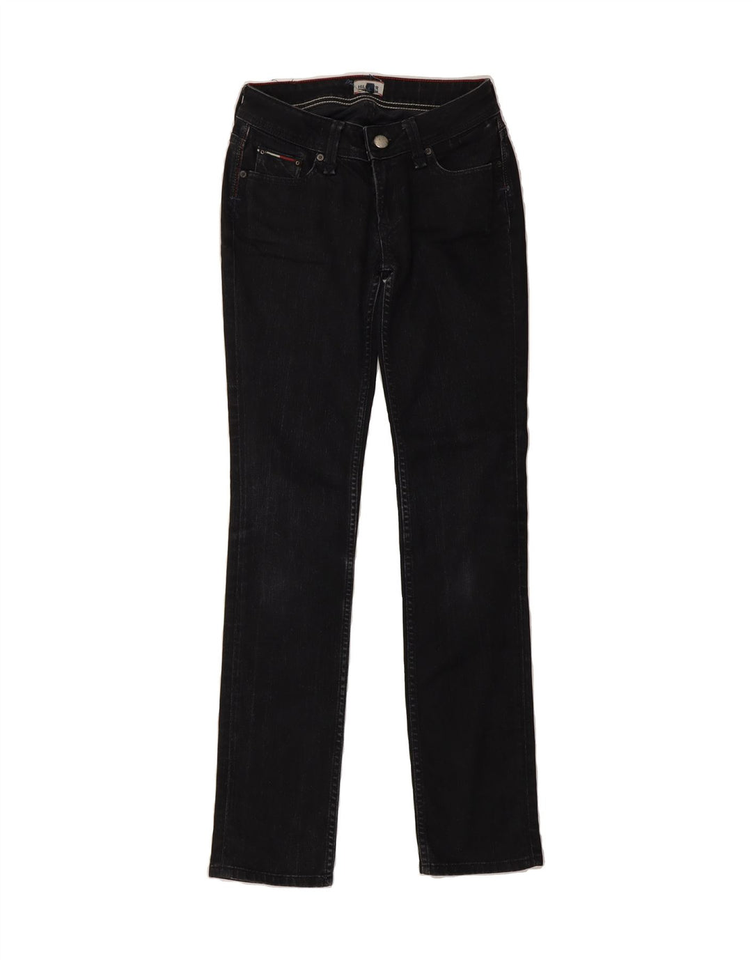 TOMMY HILFIGER Womens Slim Jeans W26 L34 Black Cotton Vintage Tommy Hilfiger and Second-Hand Tommy Hilfiger from Messina Hembry 